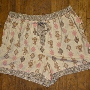 The most adorable Teddy Bear With Leopard And Argyle Print.Size M